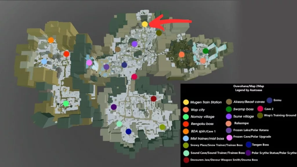 Mugen Train Station - Project Slayers Map 2