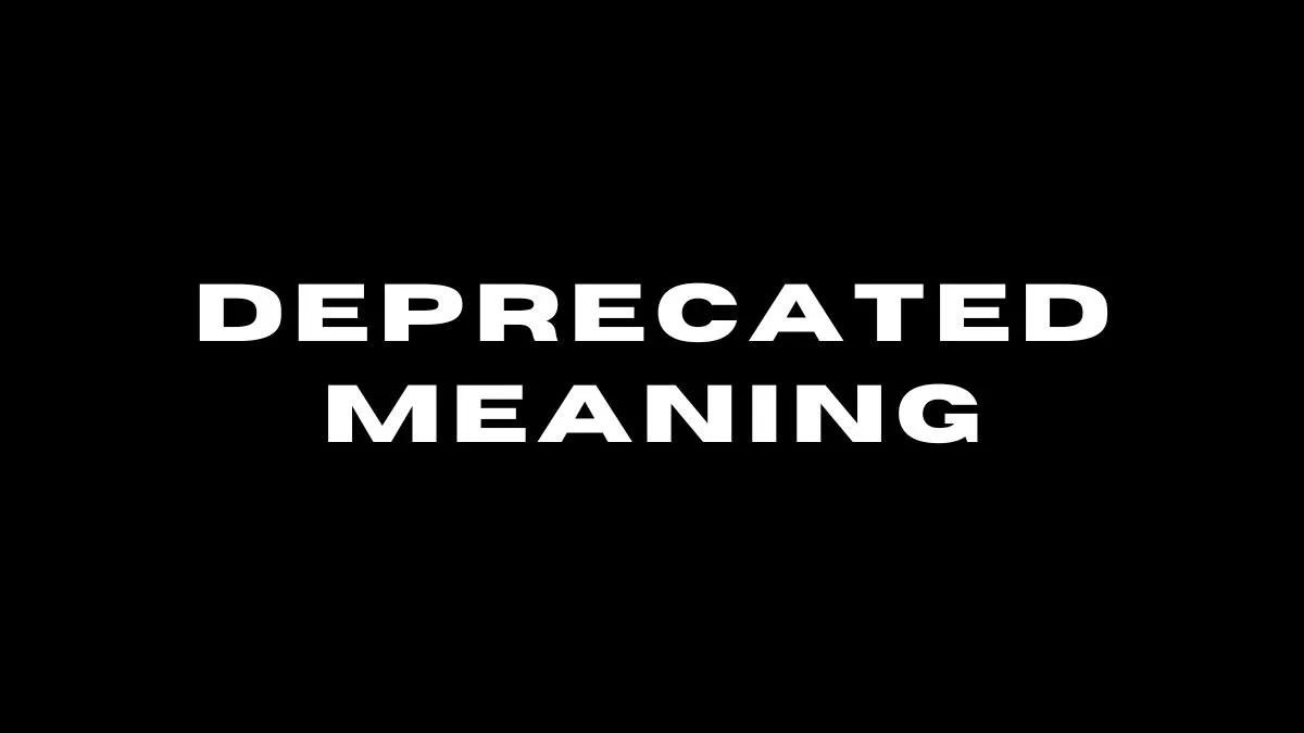deprecated meaning