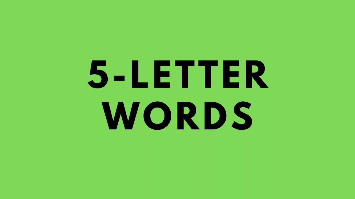 5-Letter Words