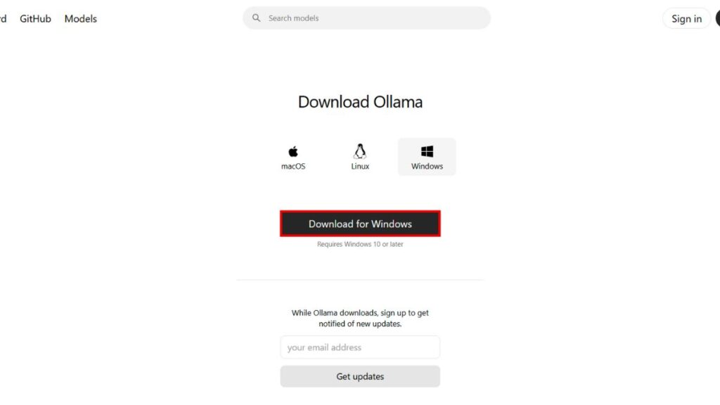 Download Ollama